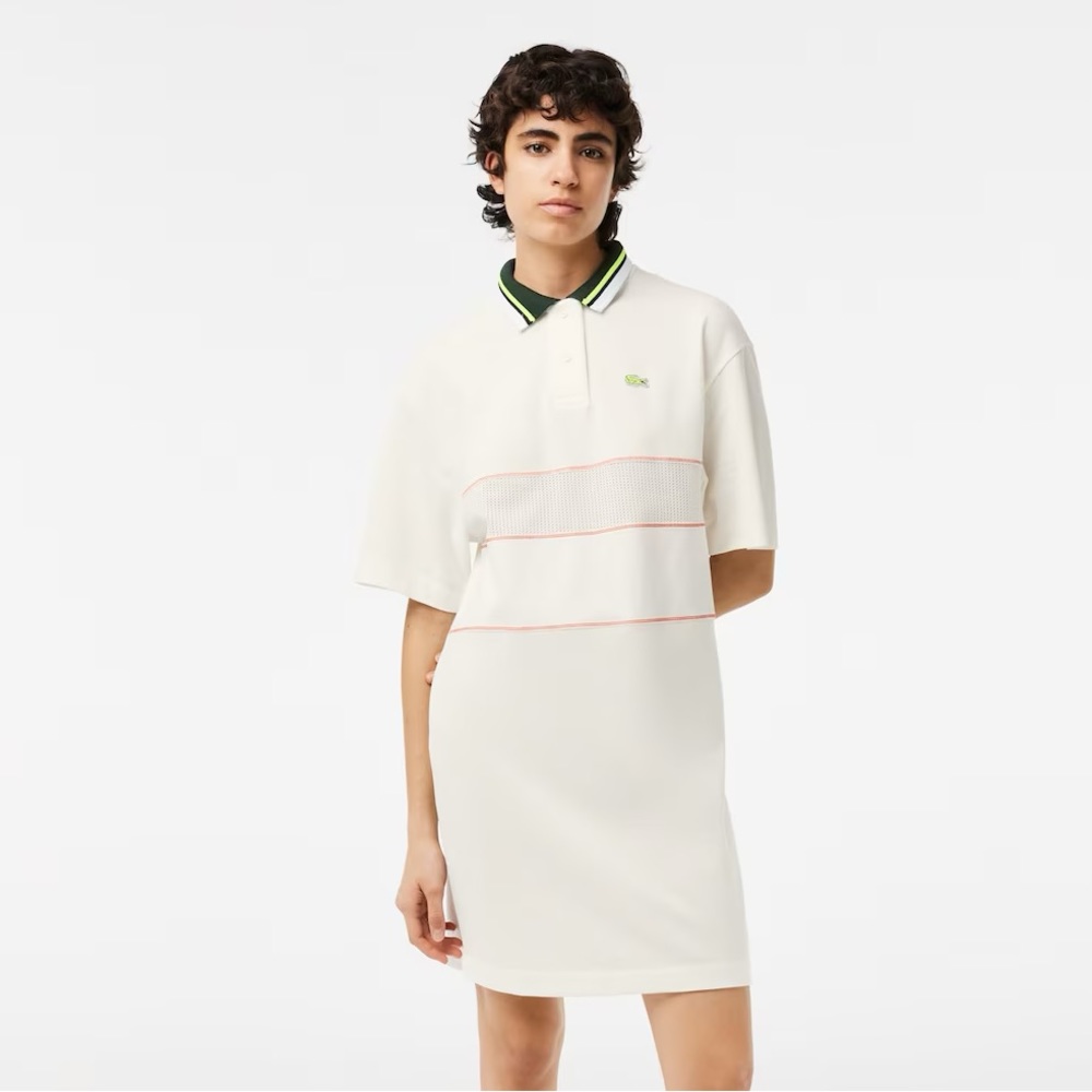 Lacoste 🎾 WOMEN’S ORGANIC COTTON FRENCH MADE POLO DRESS